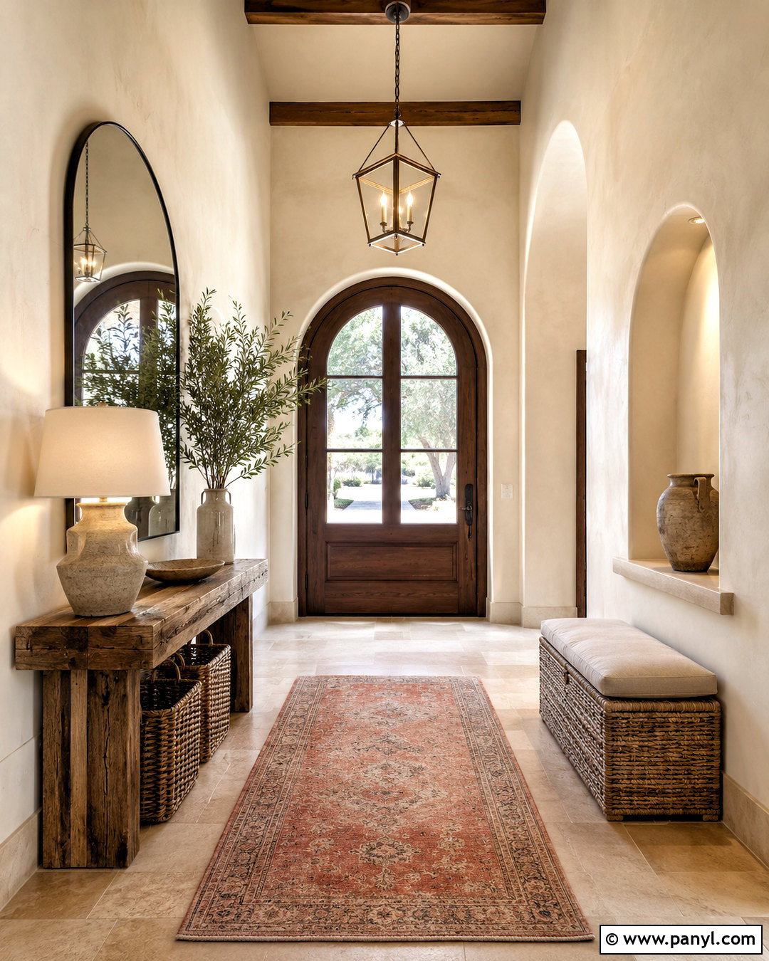 Modern Tuscan Entryway - 20 modern tuscan home interiors