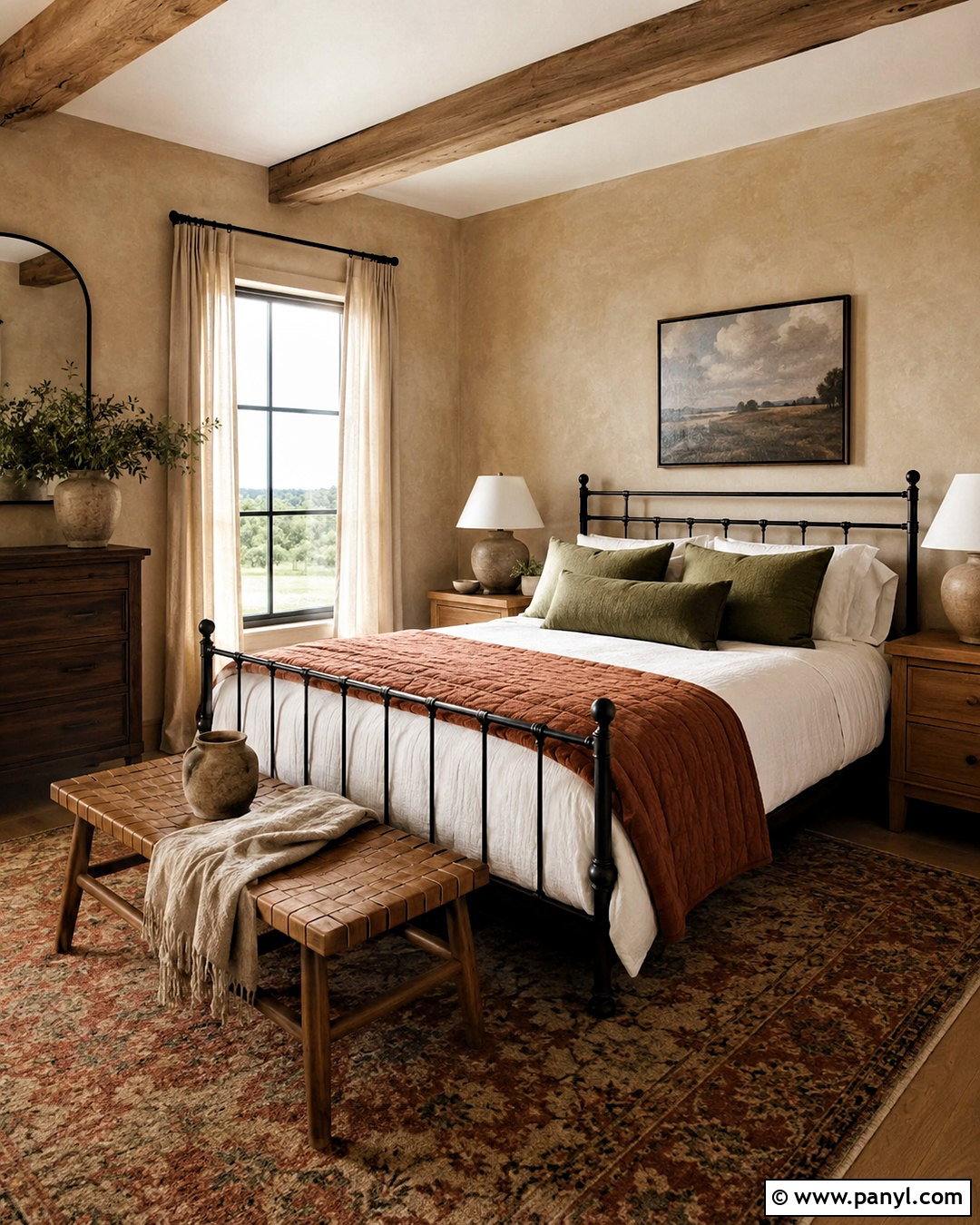 Modern Tuscan Guest Bedroom - 20 modern tuscan home interiors