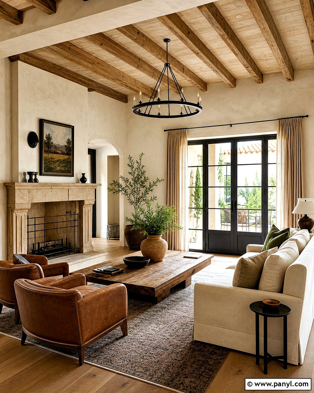 Modern Tuscan Living Room - 20 tuscan house interior design ideas