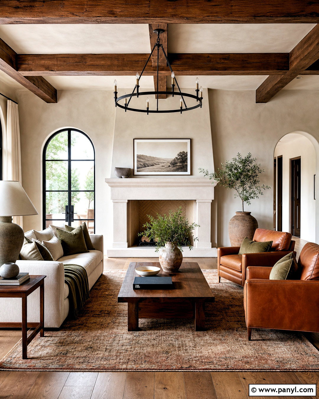 Modern Tuscan Living Room - 20 tuscany interior design ideas