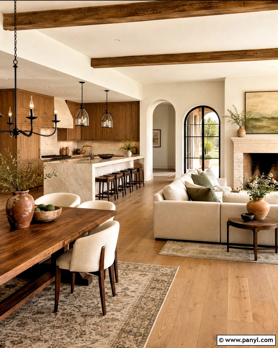 Modern Tuscan Open Floor Plan - 20 modern tuscan home interiors
