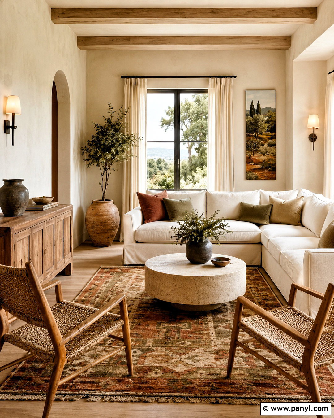 Modern Tuscan Small Living Room - 20 modern tuscan home interiors