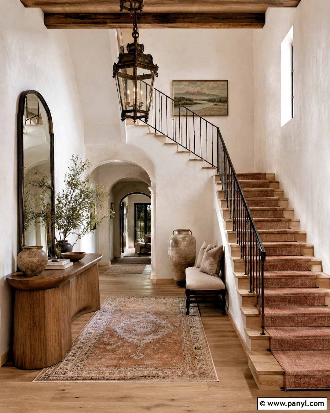 Modern Tuscan Staircase - 20 modern tuscan home interiors