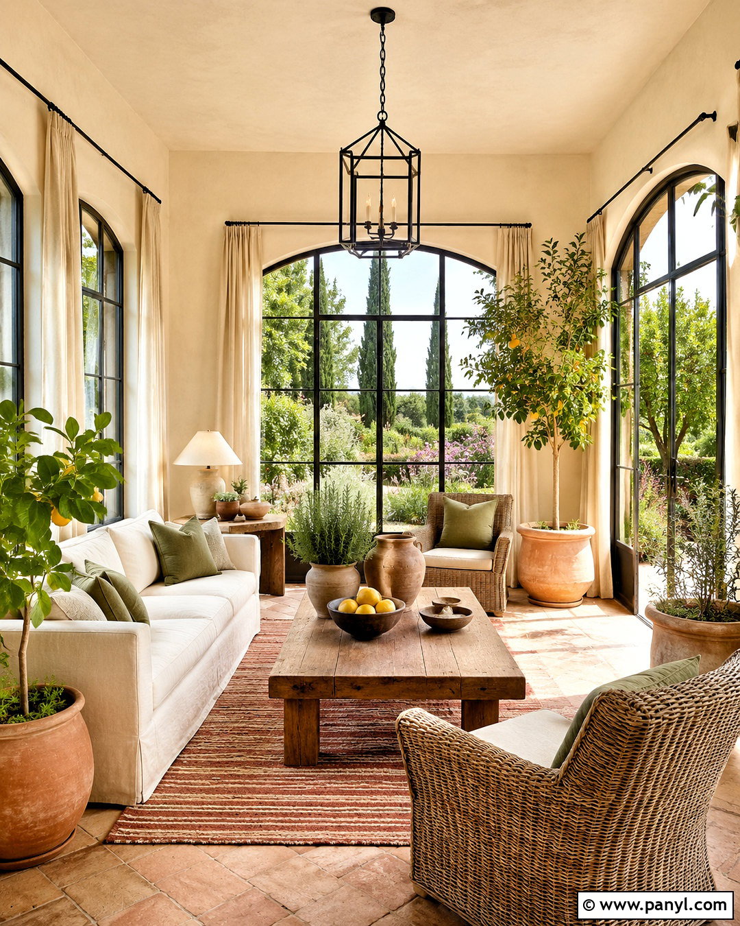 Modern Tuscan Sunroom - 20 modern tuscan home interiors