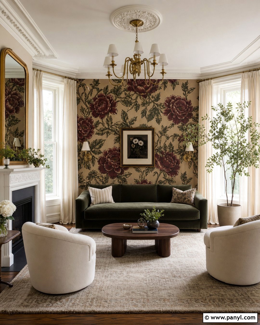 Modern Victorian Wallpaper Living Room - 25 Victorian Home Wallpaper Ideas