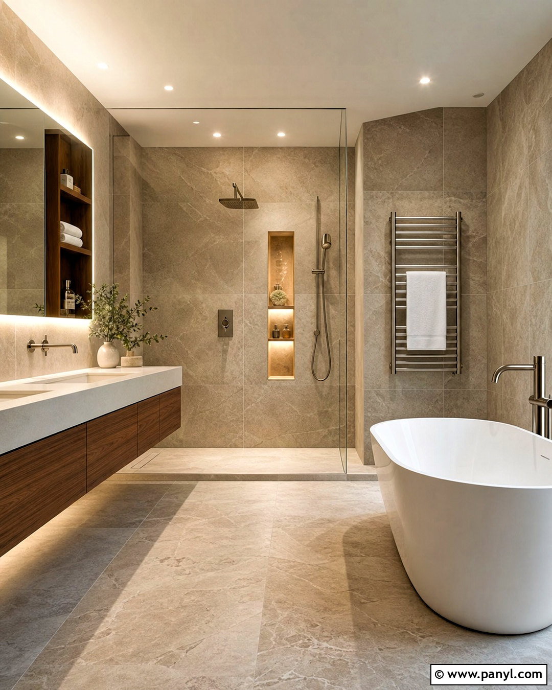 Modern Wet Room Bathroom - 20 bathroom design ideas