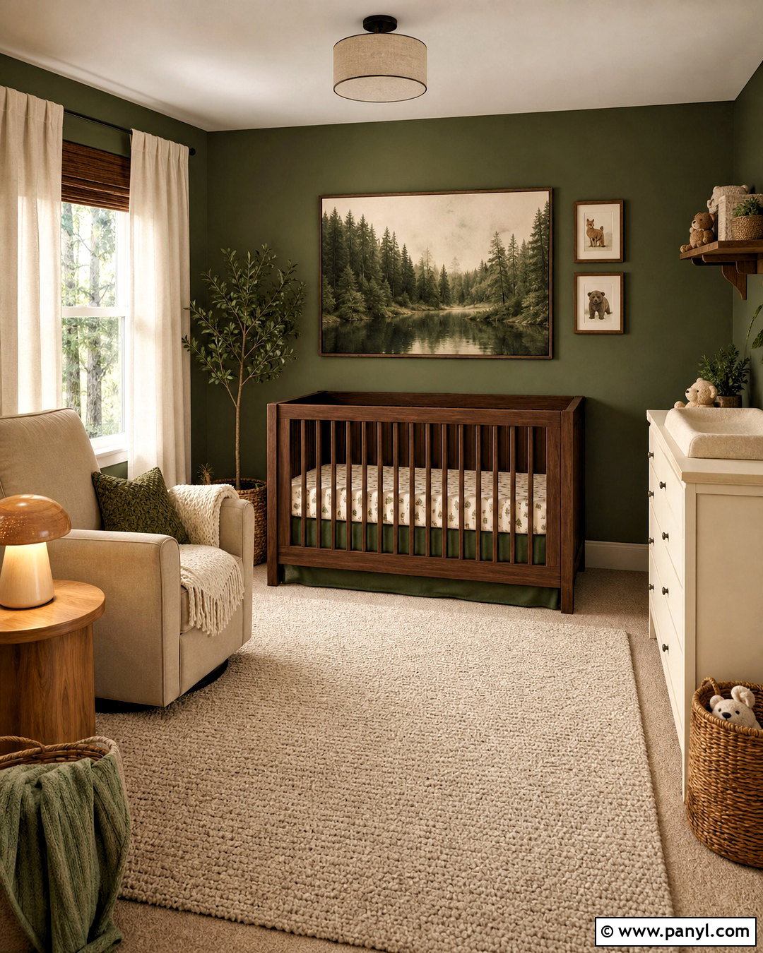 Modern Woodland Nursery - 20 simple nursery ideas