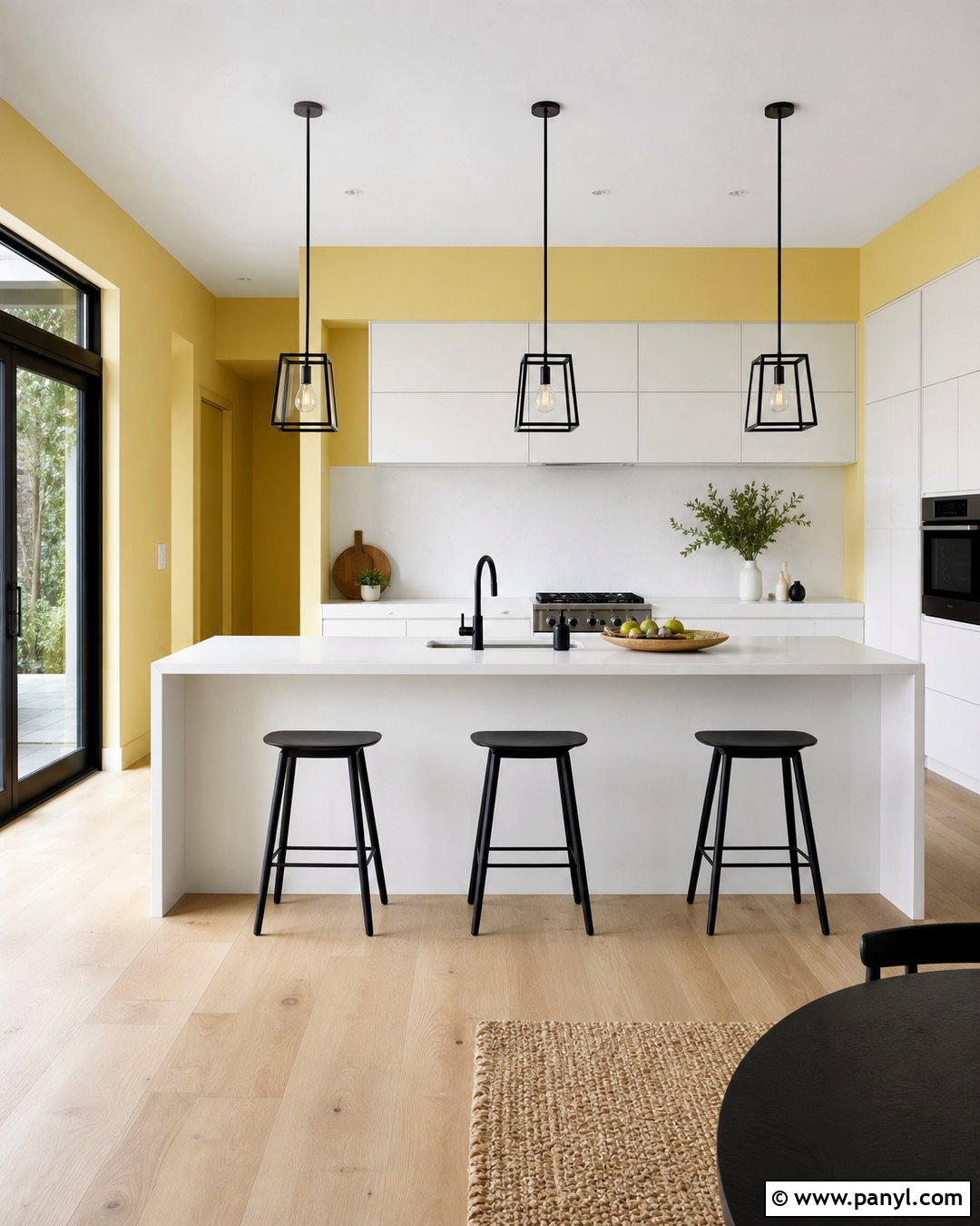 Modern Yellow Kitchen Walls - 45 Yellow Kitchen Walls