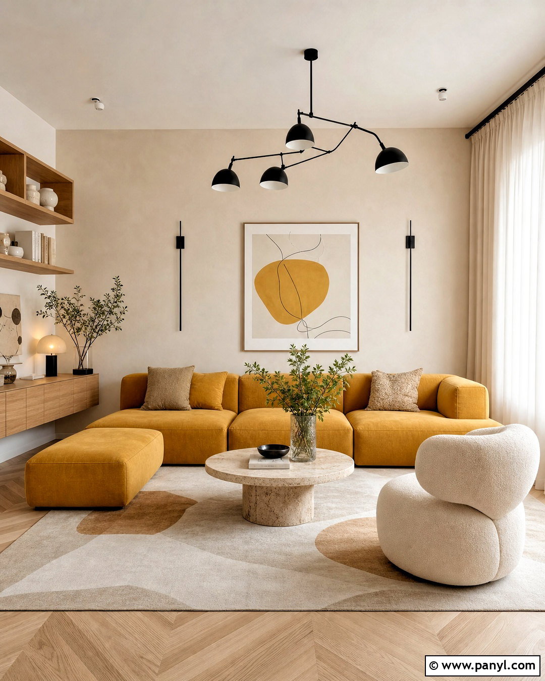 20 Yellow Interior Design Living Room Ideas for Added Warmth