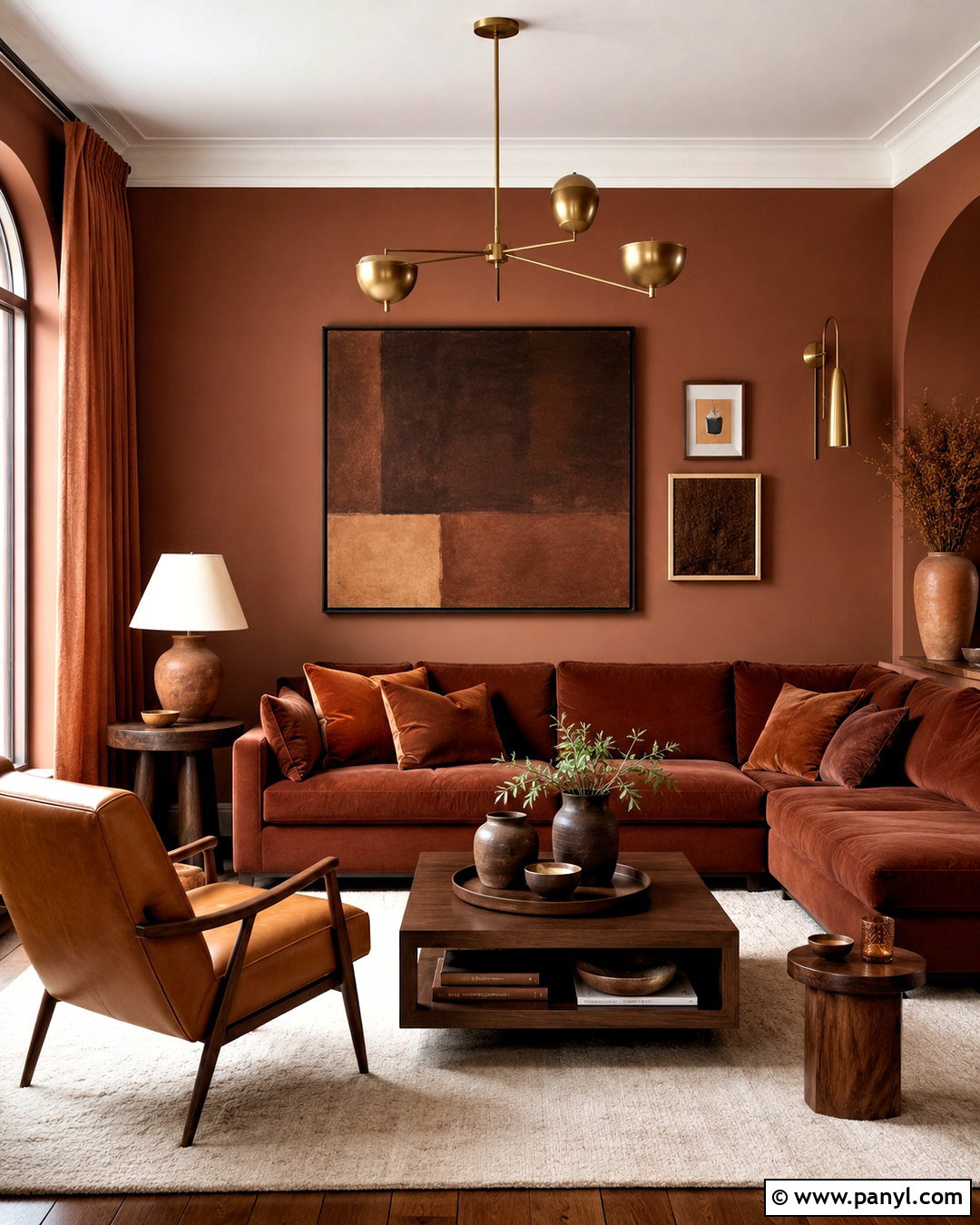 20 Burnt Sienna Color Palette Ideas for Warm, Earthy Rooms