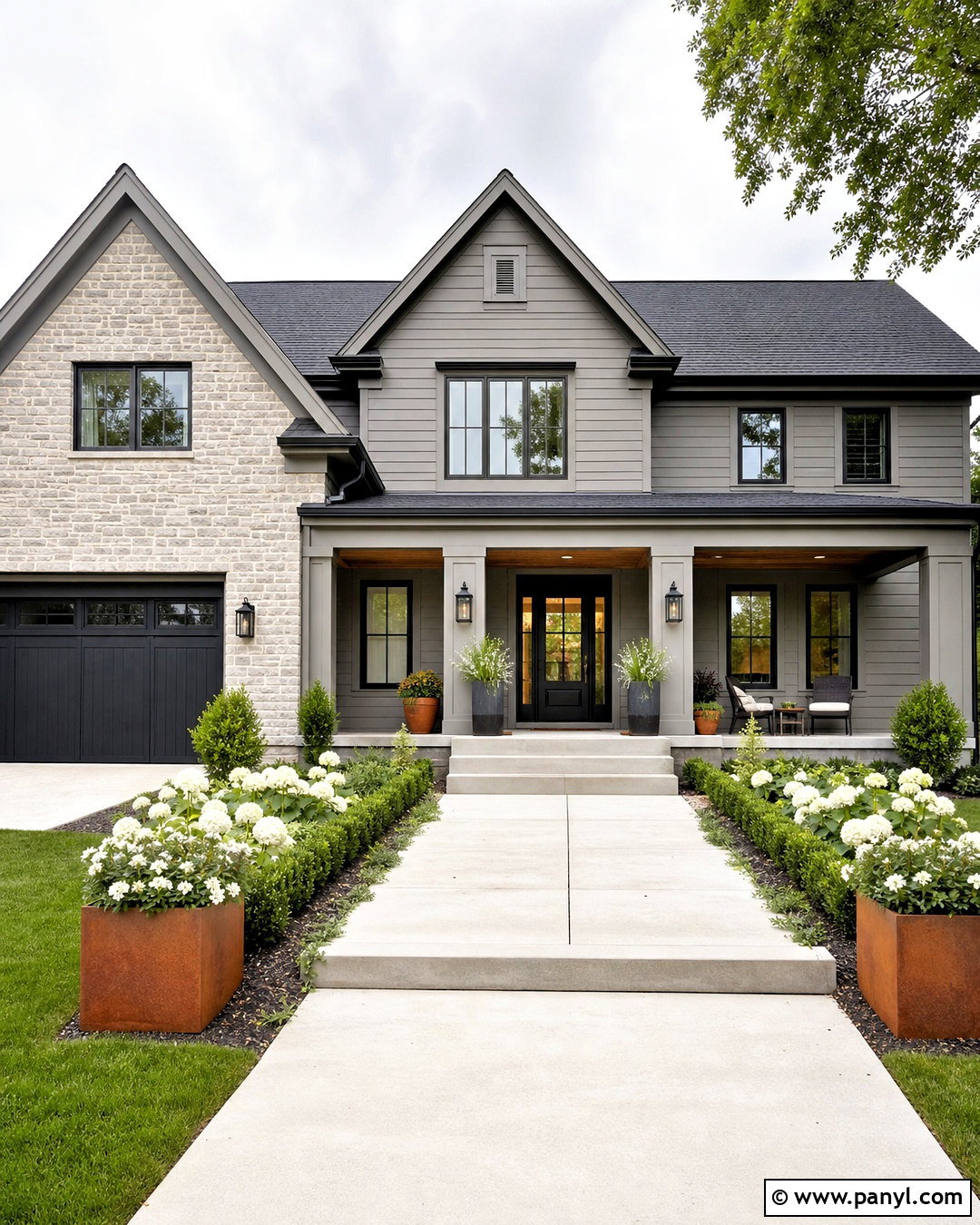 Monochromatic Gray House Color - 20 house color ideas