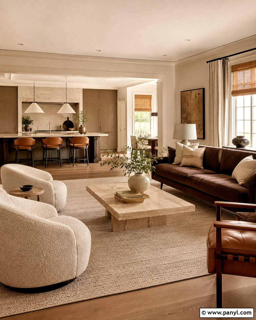 Monochromatic Warm Neutral Color Scheme - 20 indoor color schemes house ideas