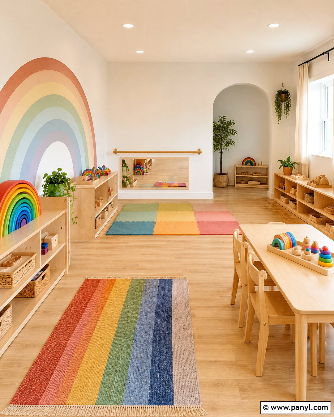 Montessori Rainbow Playroom - 20 rainbow playroom ideas