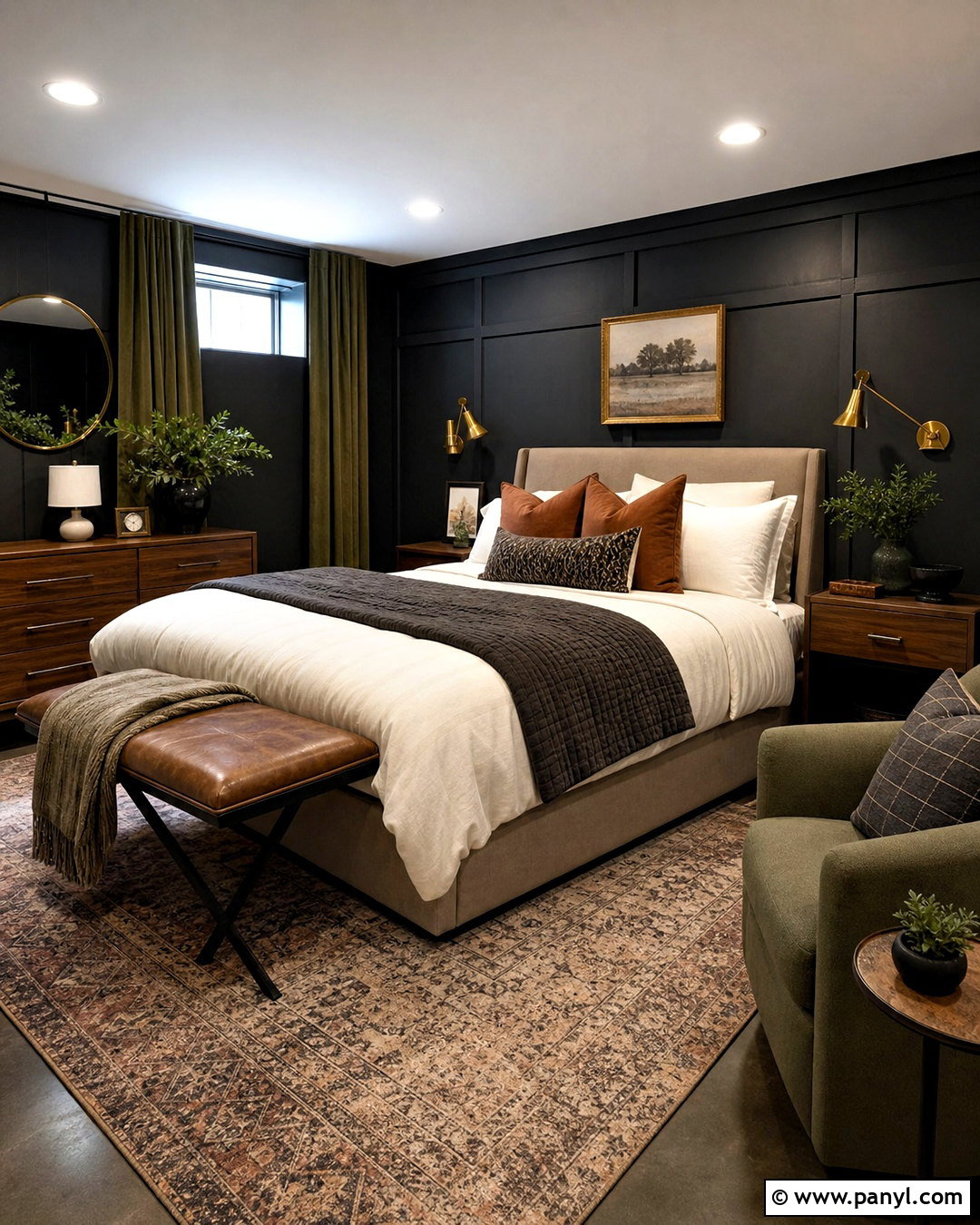 Moody Basement Guest Bedroom - 20 moody basement ideas