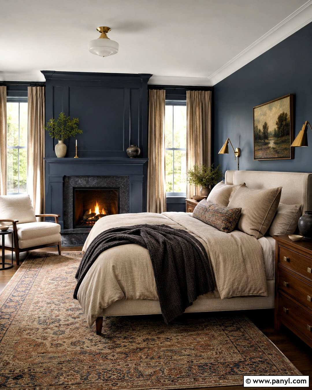 Moody Bedroom Fireplace - 20 moody fireplace ideas