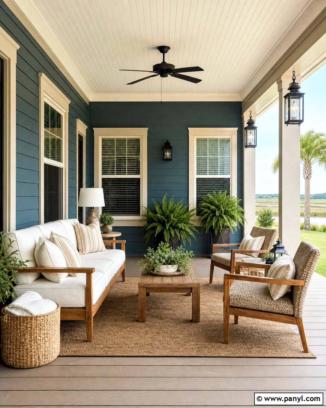 Moody Blue Covered Porch - 20 sw moody blue ideas