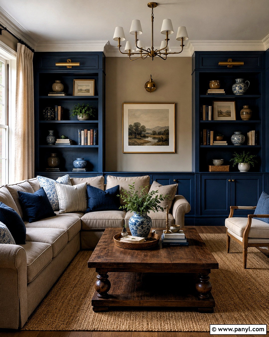 20 Moody Blue Living Room Ideas for a Polished Cozy Look