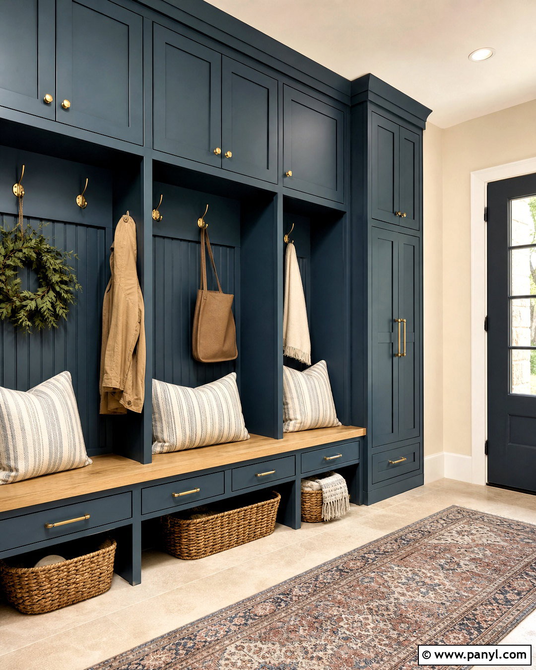 Moody Blue Mudroom Cabinets - 20 sw moody blue ideas