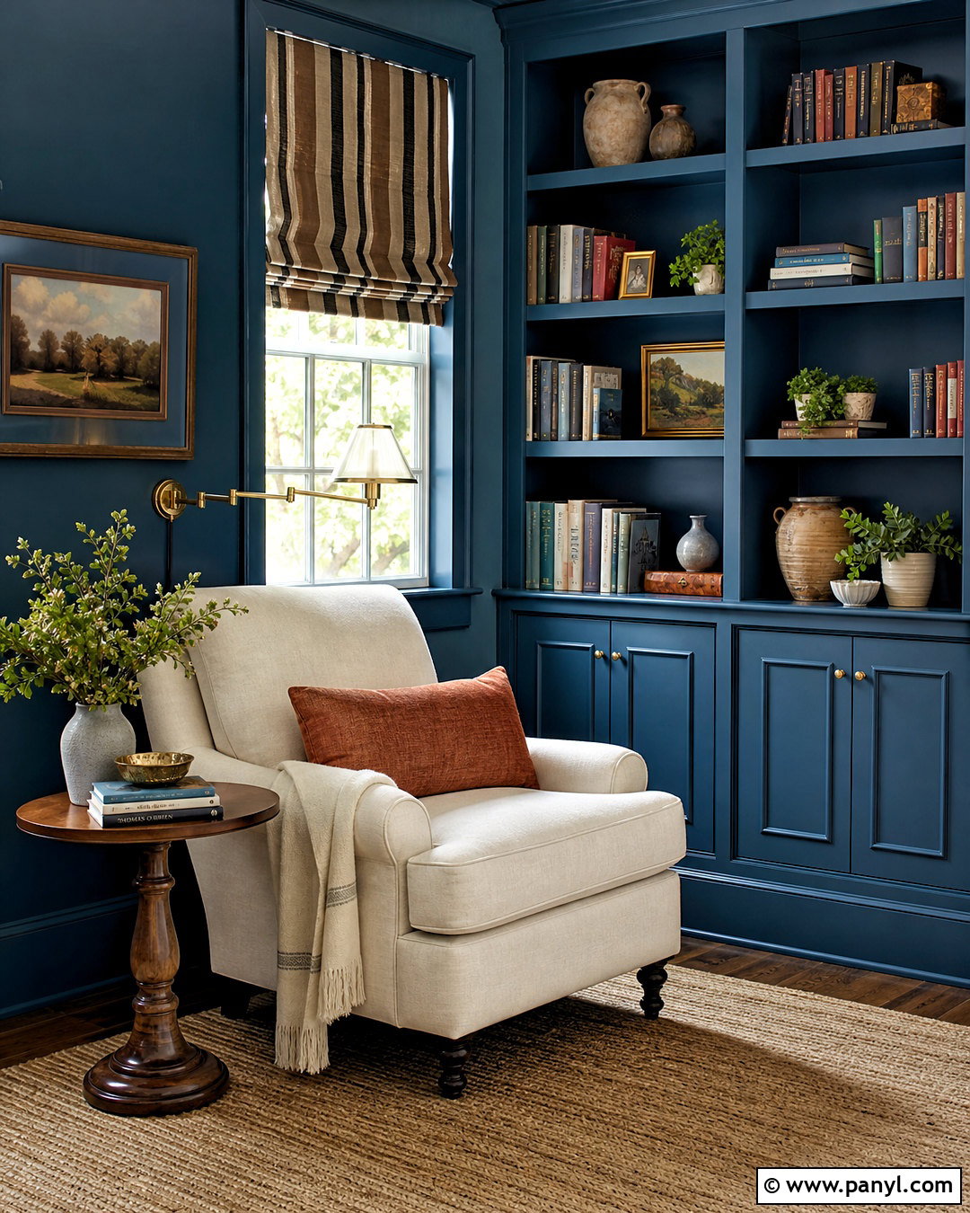 Moody Blue Reading Nook - 20 sw moody blue ideas