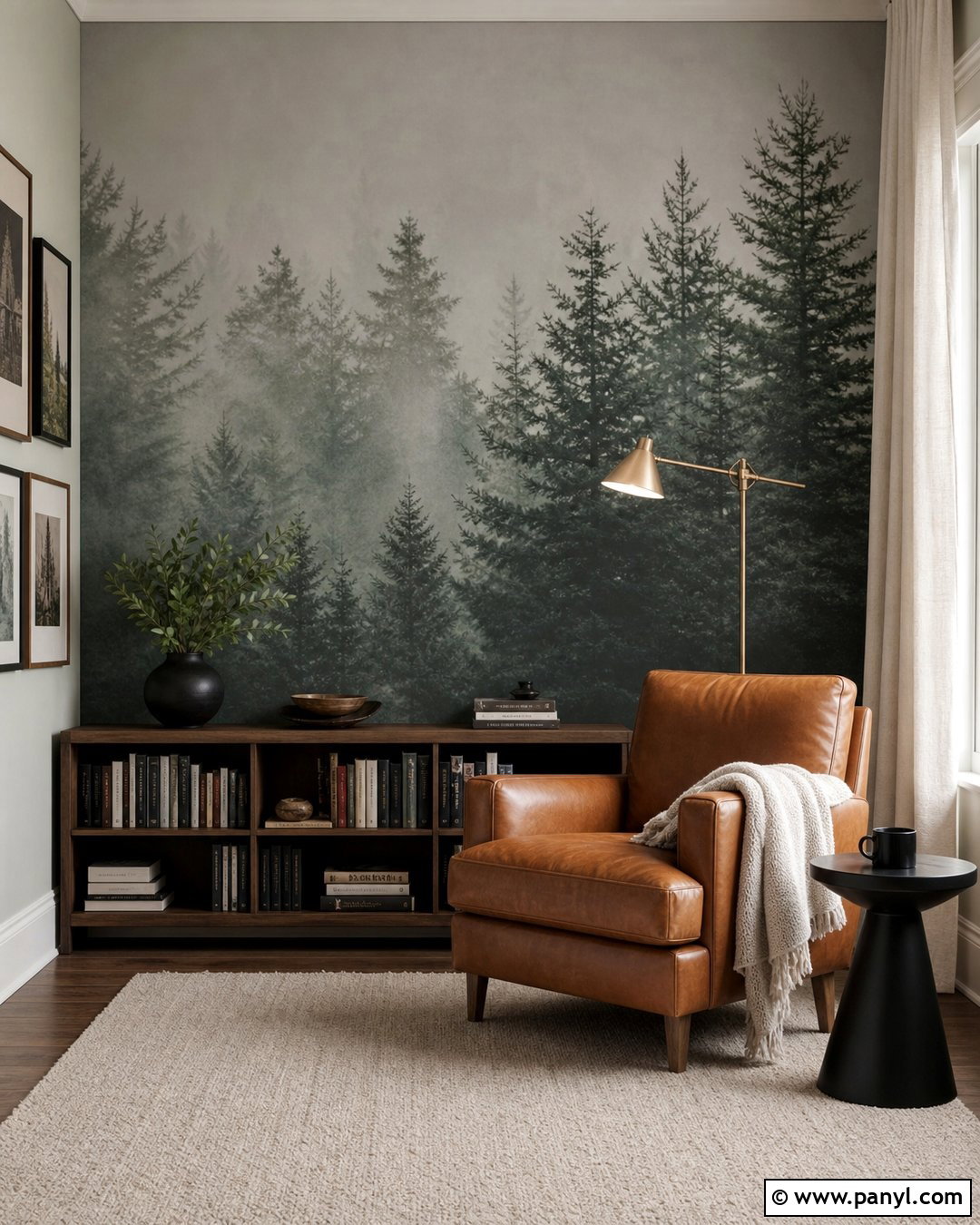 Moody Forest Wallpaper Reading Room - 35 2019 Aesthetic Wallpaper ideas