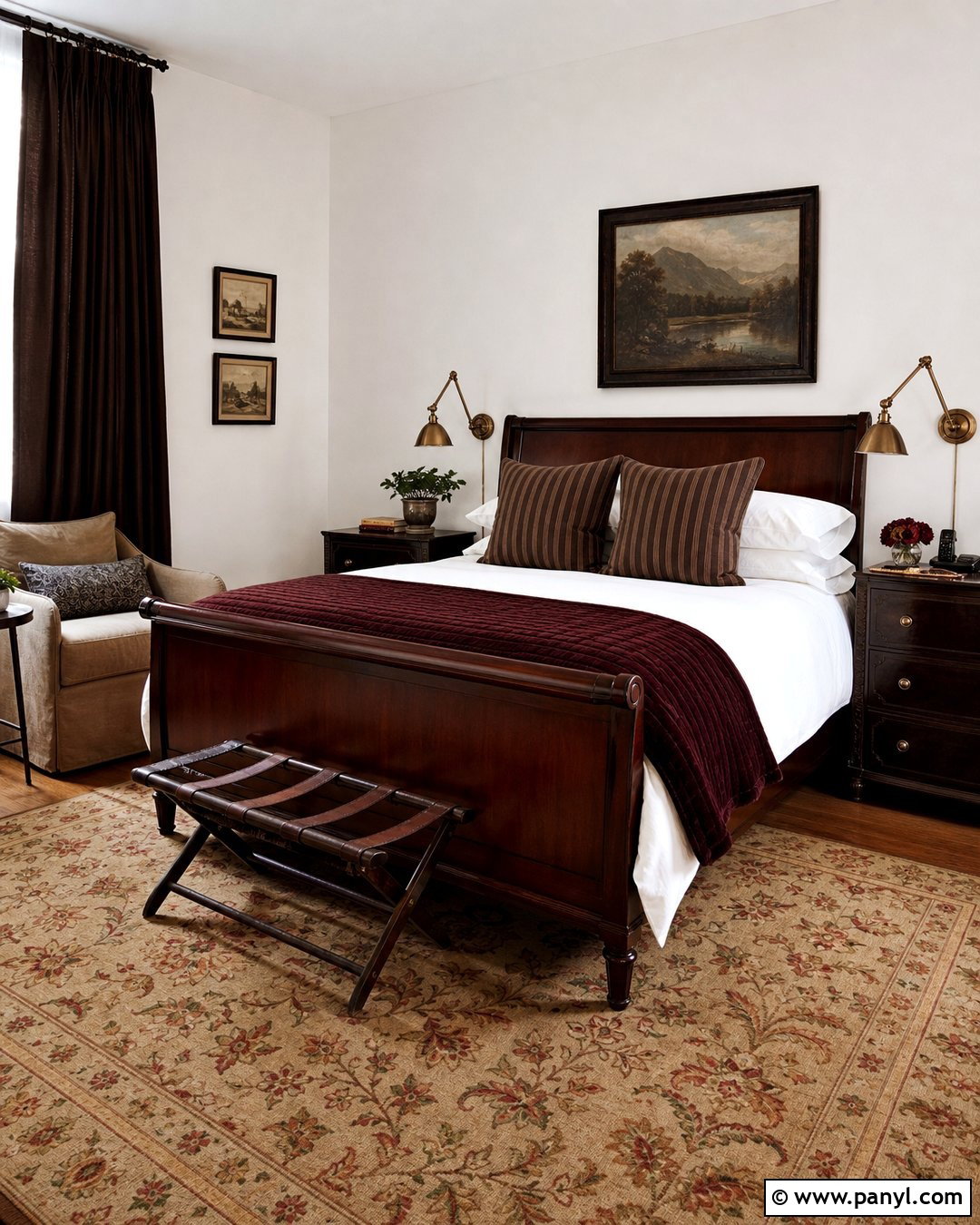 Moody Guest Bedroom With White Walls - 25 Moody With White Walls