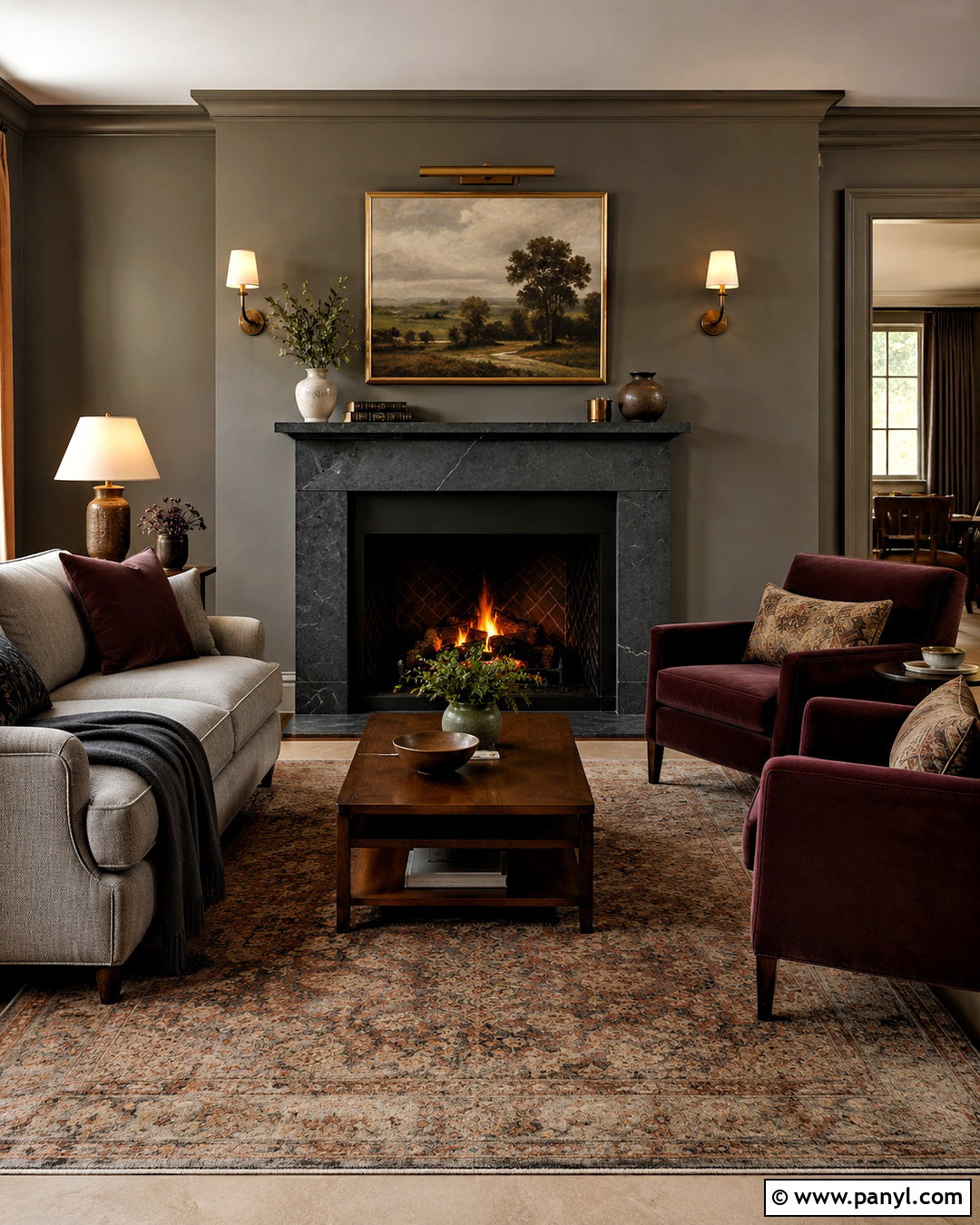 Moody Living Room With Fireplace - 20 moody living room ideas