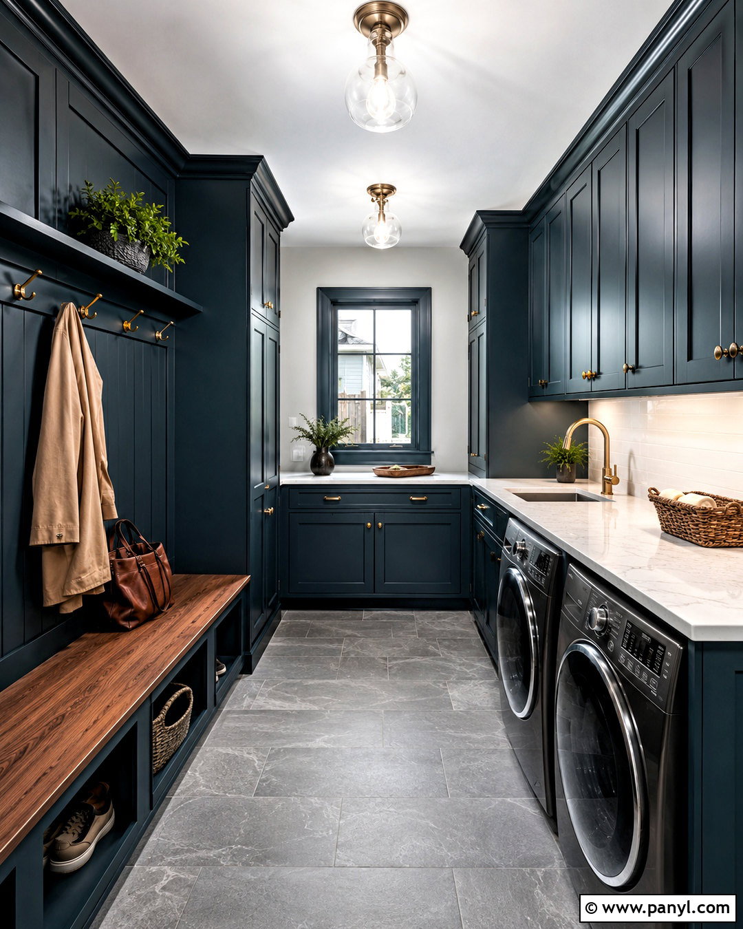 Moody Mudroom Laundry Room - 20 moody mudroom ideas