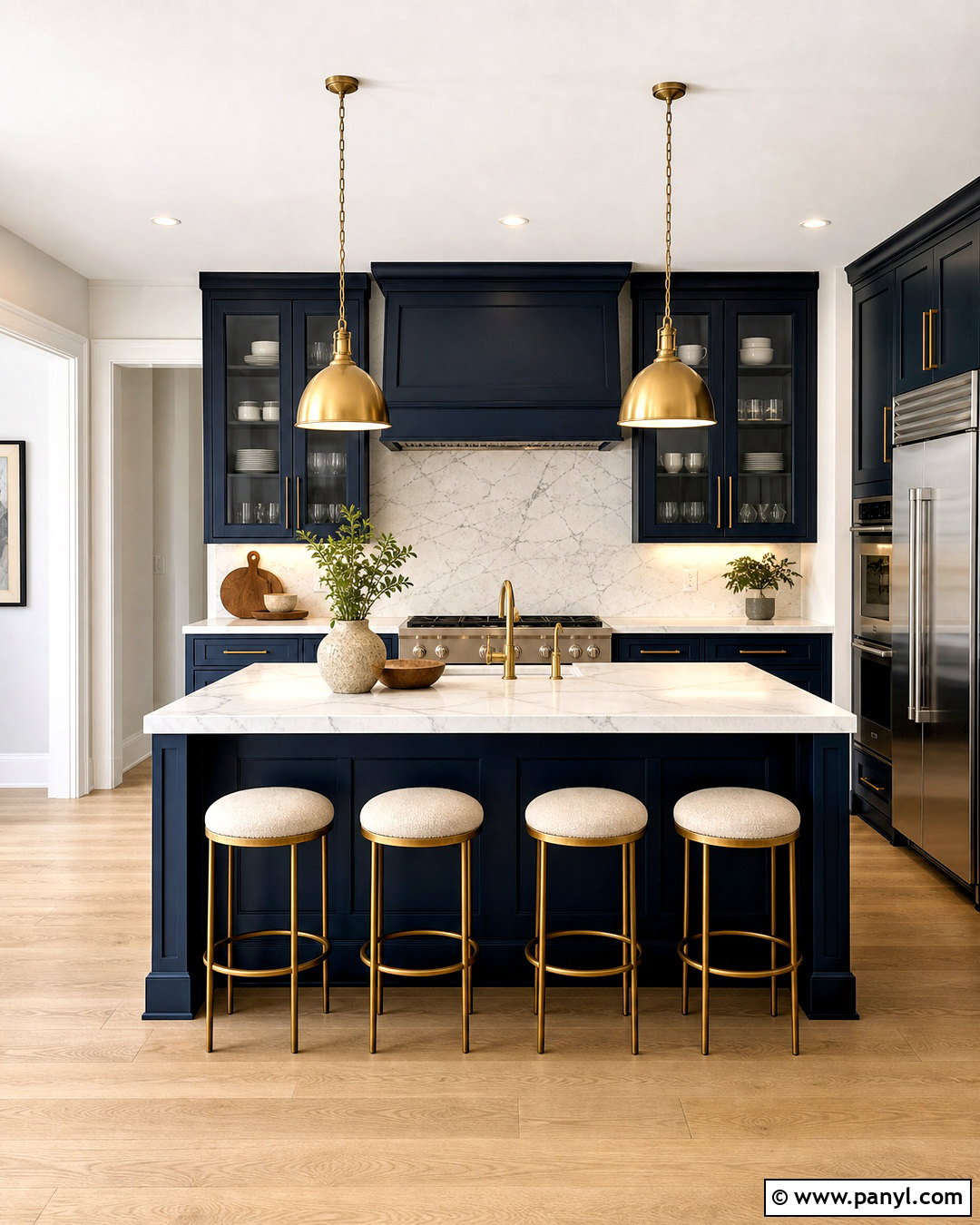 Moody Navy Kitchen - 20 kitchen inspo ideas
