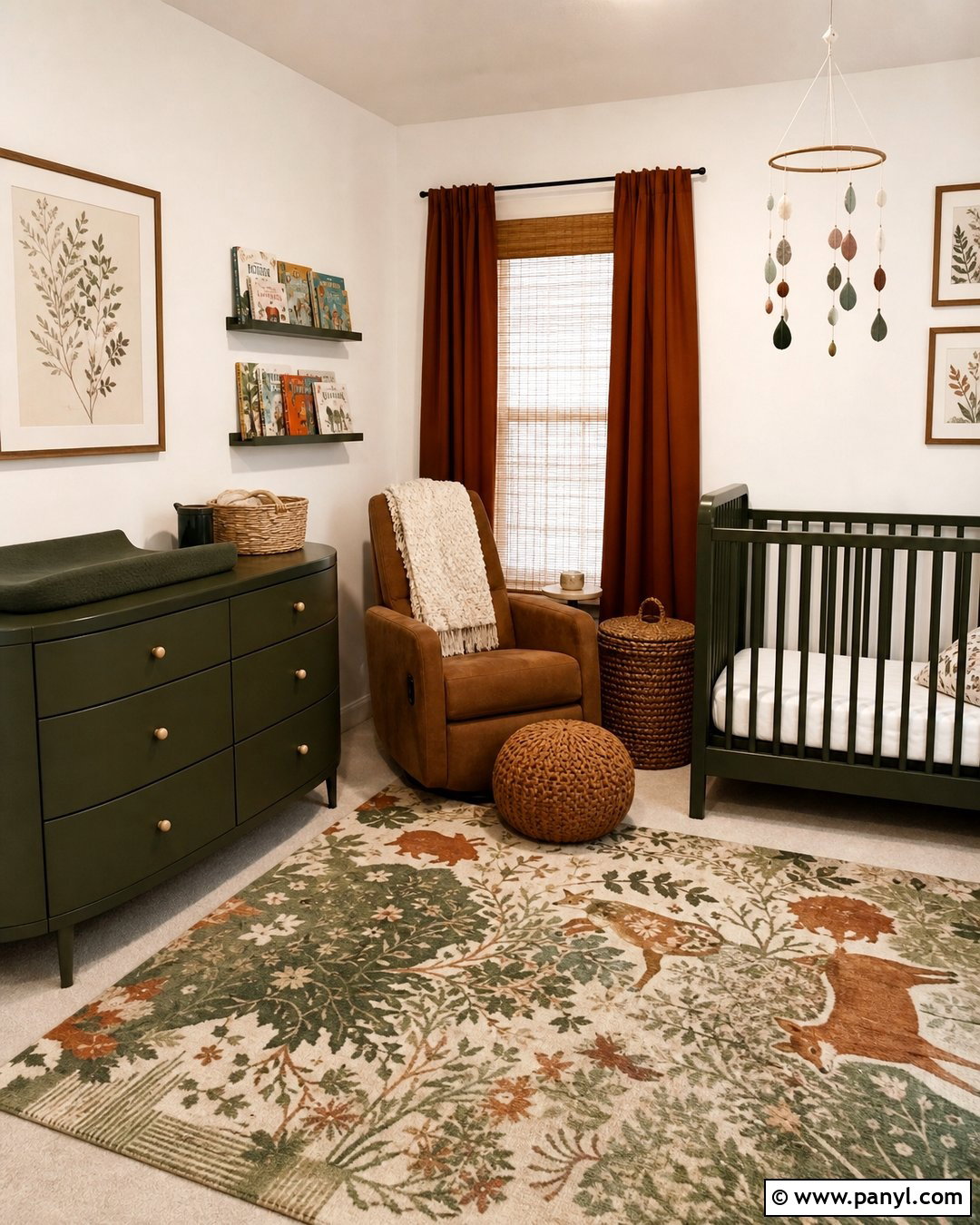 Moody Nursery With White Walls - 25 Moody With White Walls