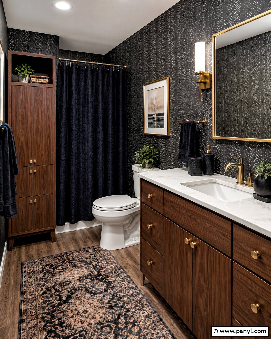 Moody Rental Bathroom - 20 moody bathroom ideas