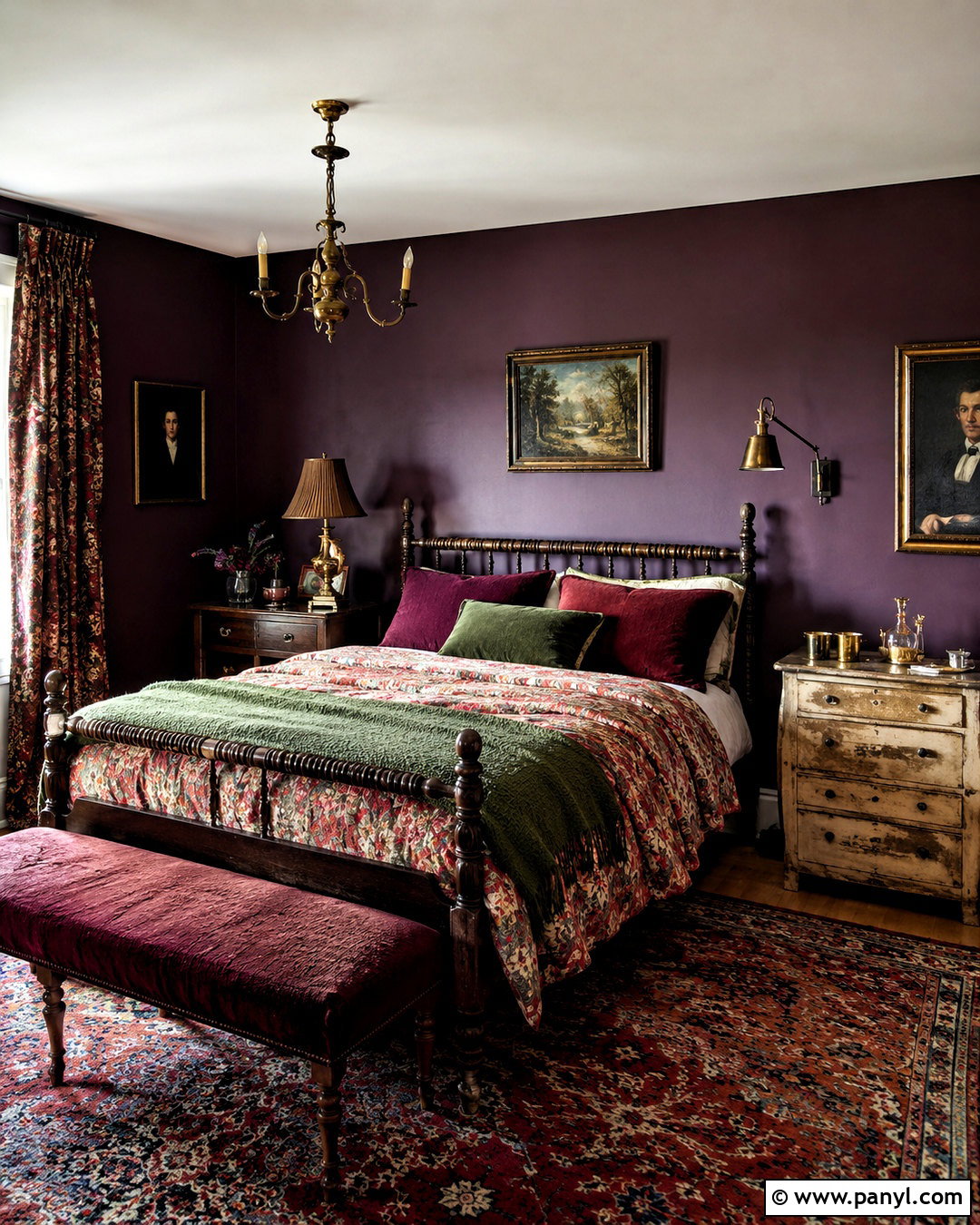 Moody Vintage Bedroom - 20 moody rooms inspiration ideas