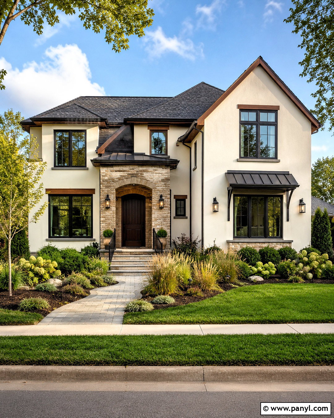 Morning Glory Exterior With Brown Trim - 20 morning glory asian paints