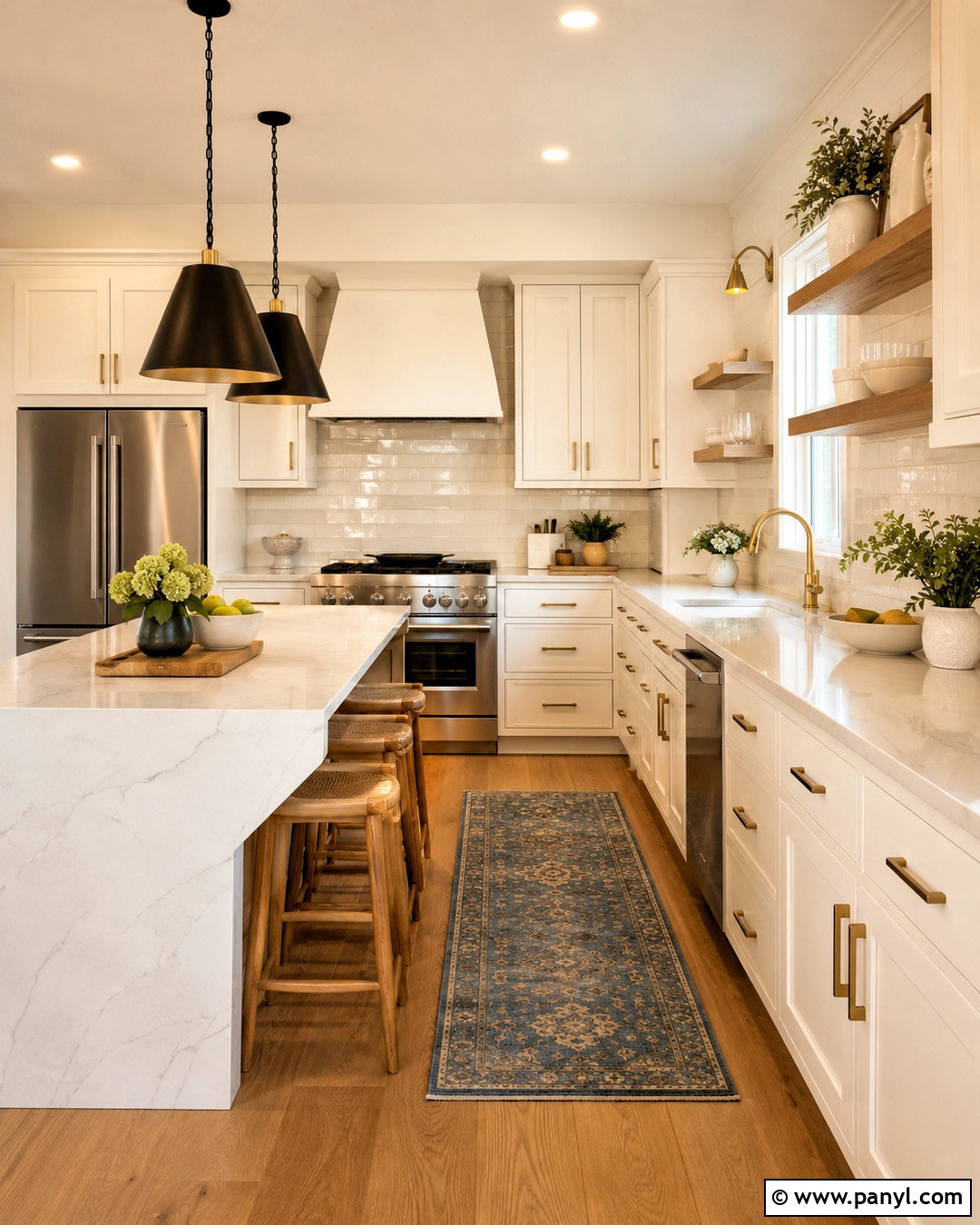 Morning Glory Kitchen With White Cabinets - 20 morning glory asian paints