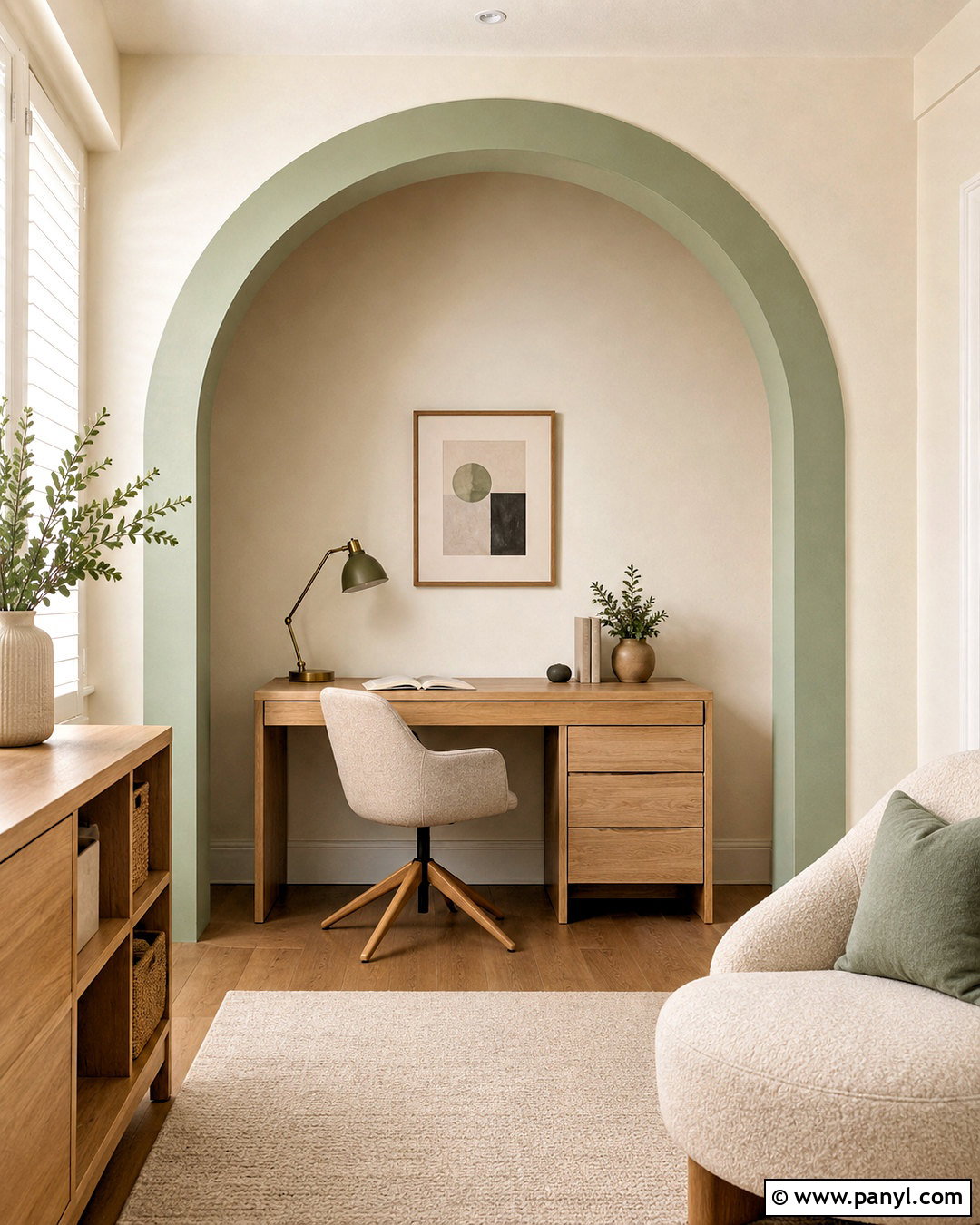 Morning Glory Wall With An Arch - 40 Morning Glory Colour On Wall Ideas