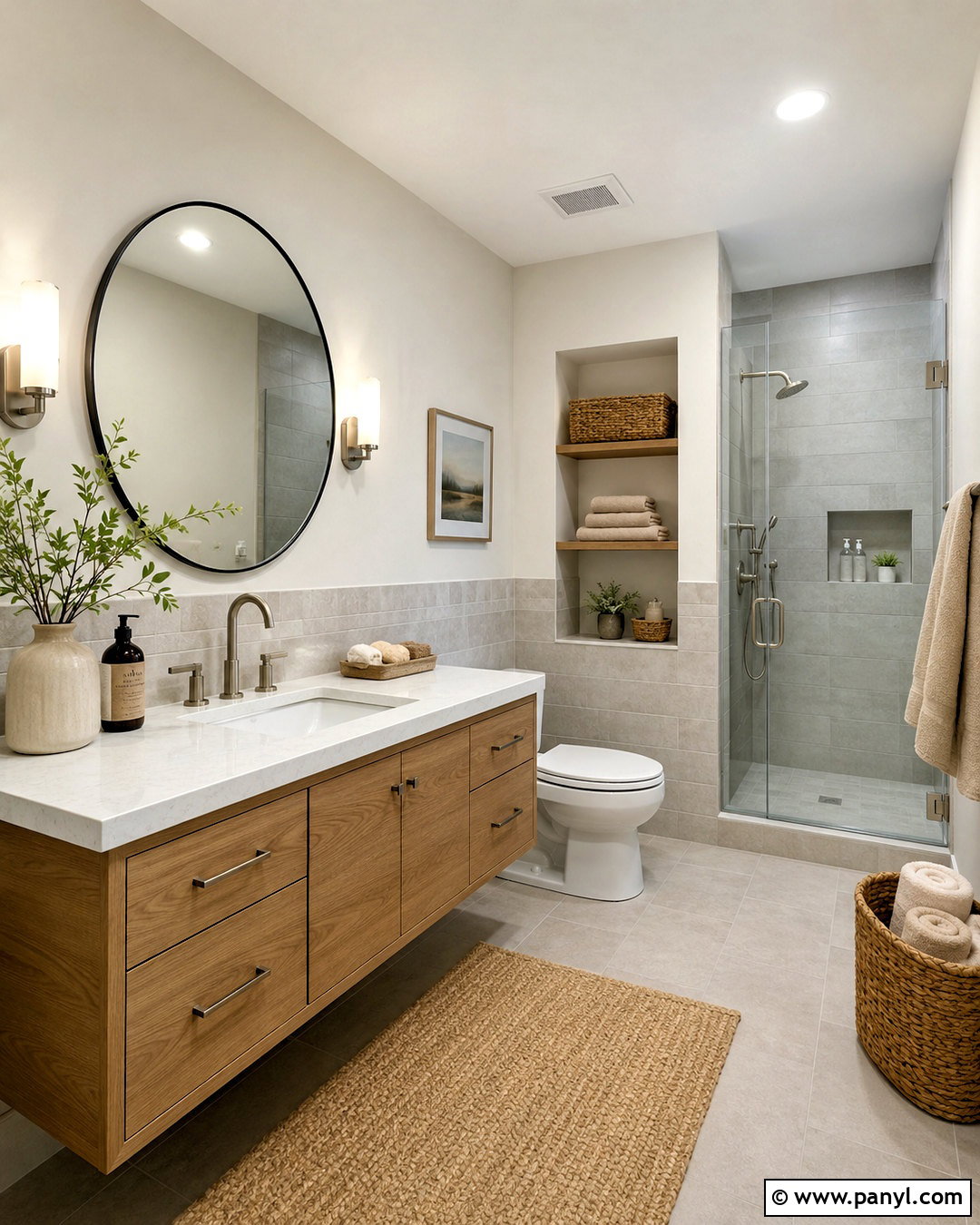 Morning Glory Walls In A Bathroom - 40 Morning Glory Colour On Wall Ideas