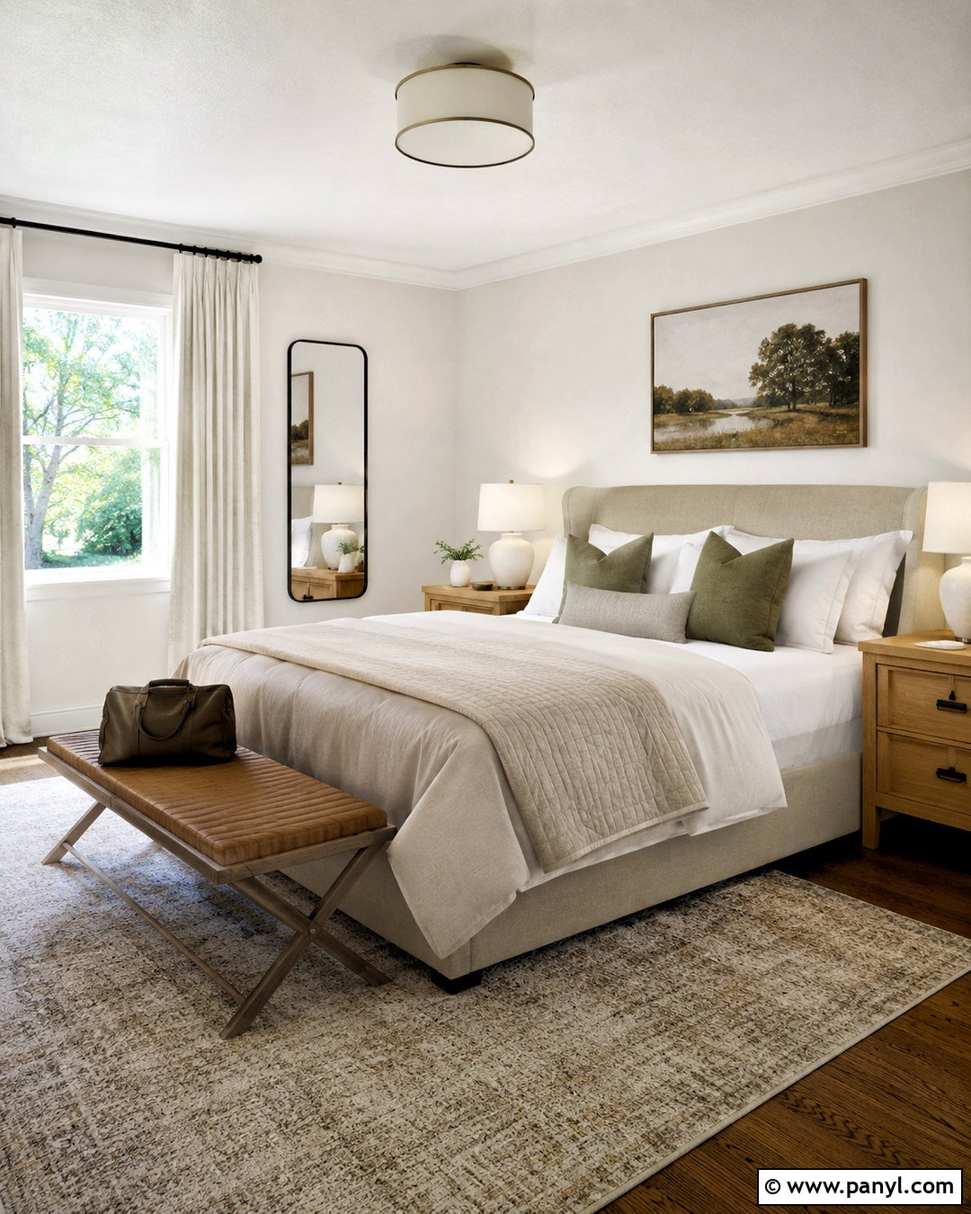Morning Glory Walls In A Guest Bedroom - 40 Morning Glory Colour On Wall Ideas