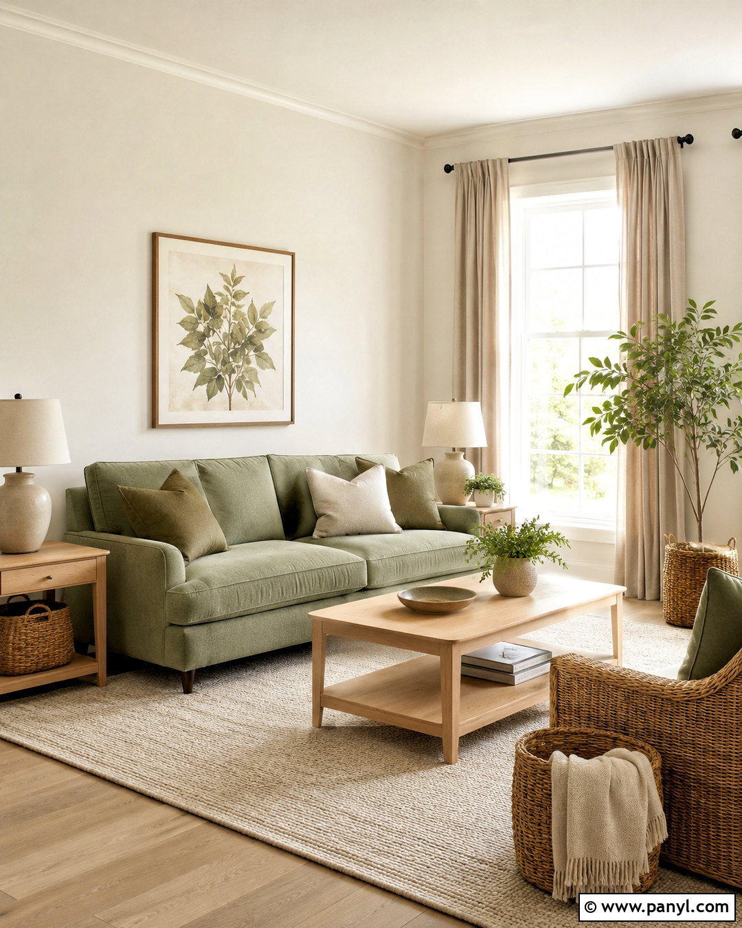Morning Glory Walls With Sage Green - 40 Morning Glory Colour On Wall Ideas