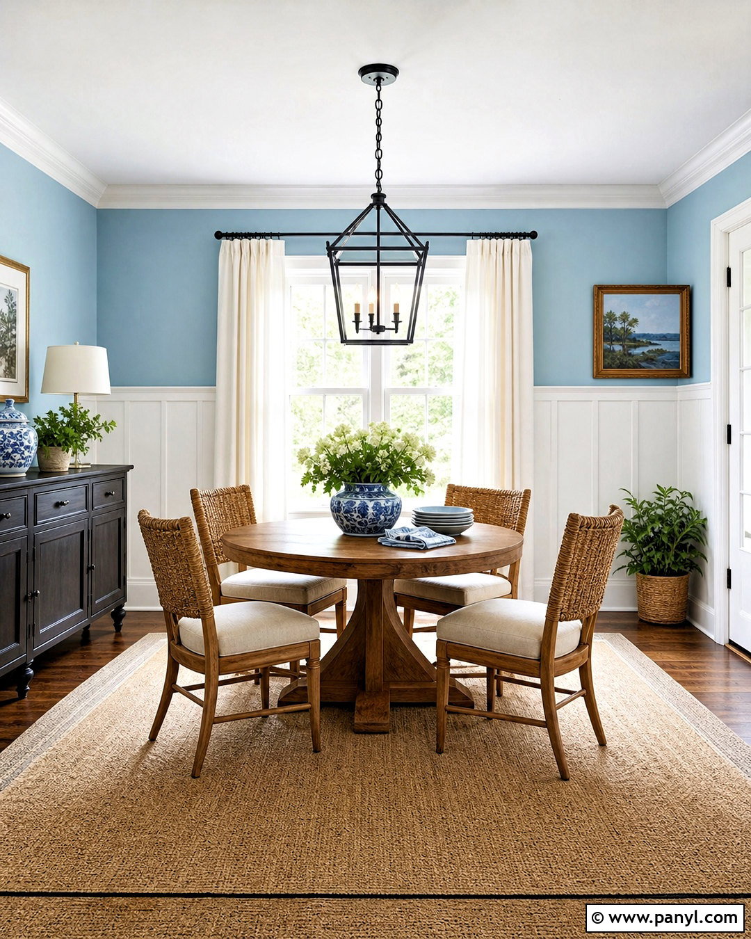 Morning Sky Blue Baby Blue Dining Room - 20 baby blue paint colors
