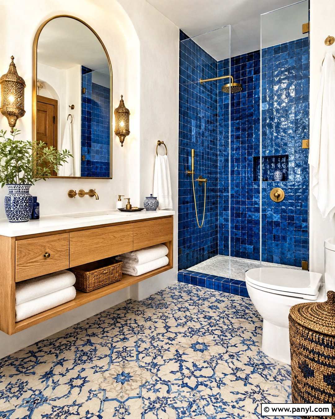 Moroccan Blue Bathroom - 20 moroccan blue ideas
