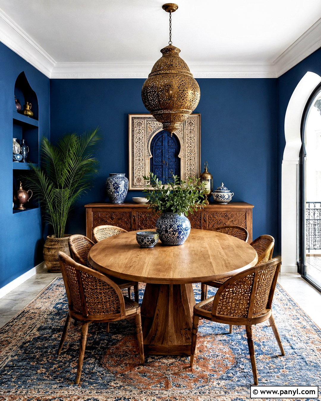 Moroccan Blue Dining Room - 20 moroccan blue ideas