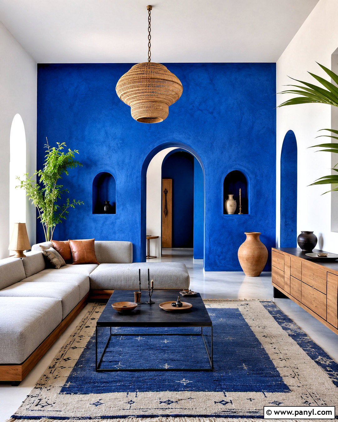 Moroccan Blue Modern Interior - 20 moroccan blue ideas