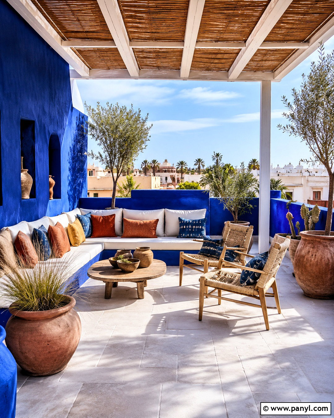 20 Moroccan Blue Ideas for a Serene, Global-Style Home Retreat