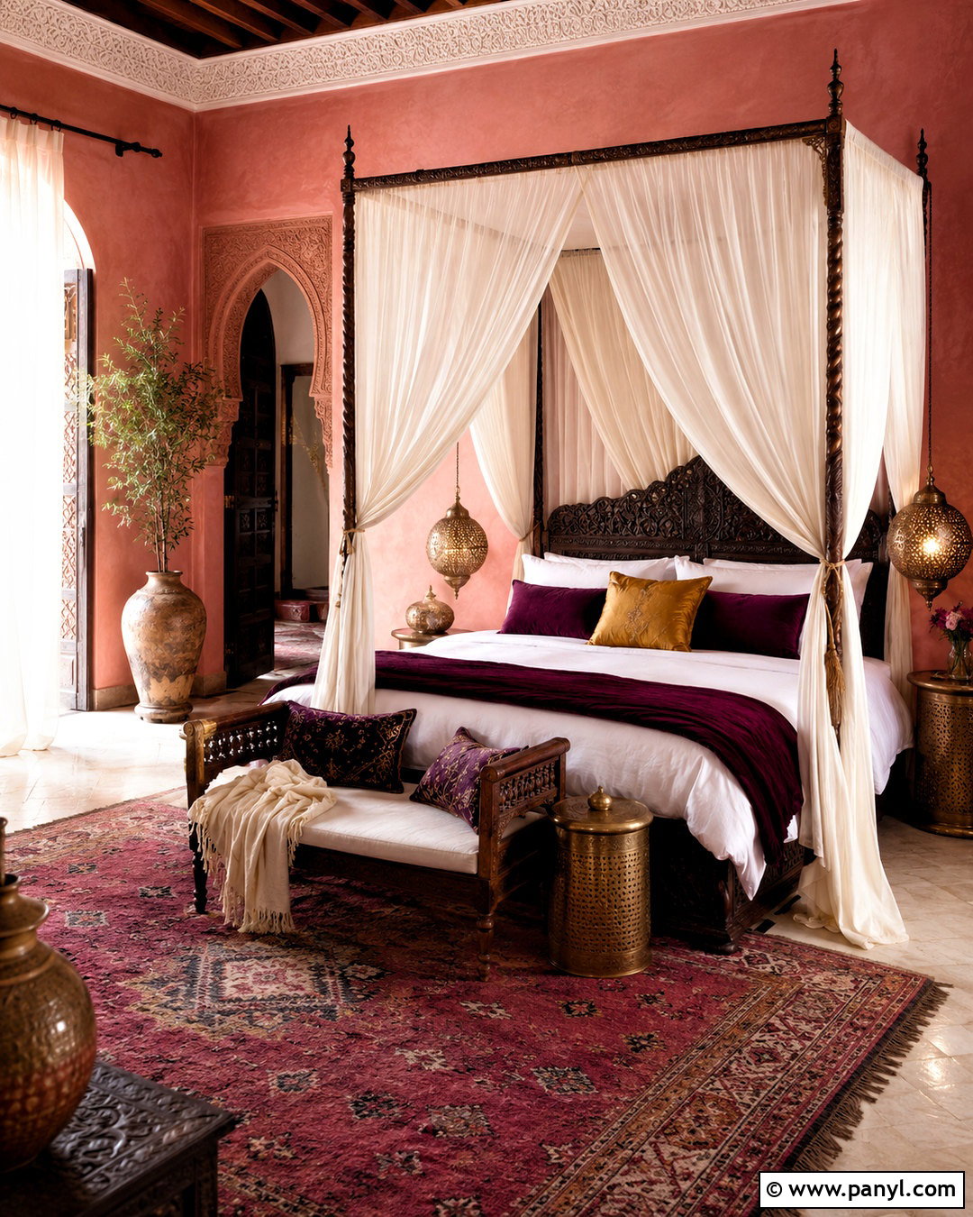 Moroccan Canopy Bedroom Background - 20 moroccan background ideas