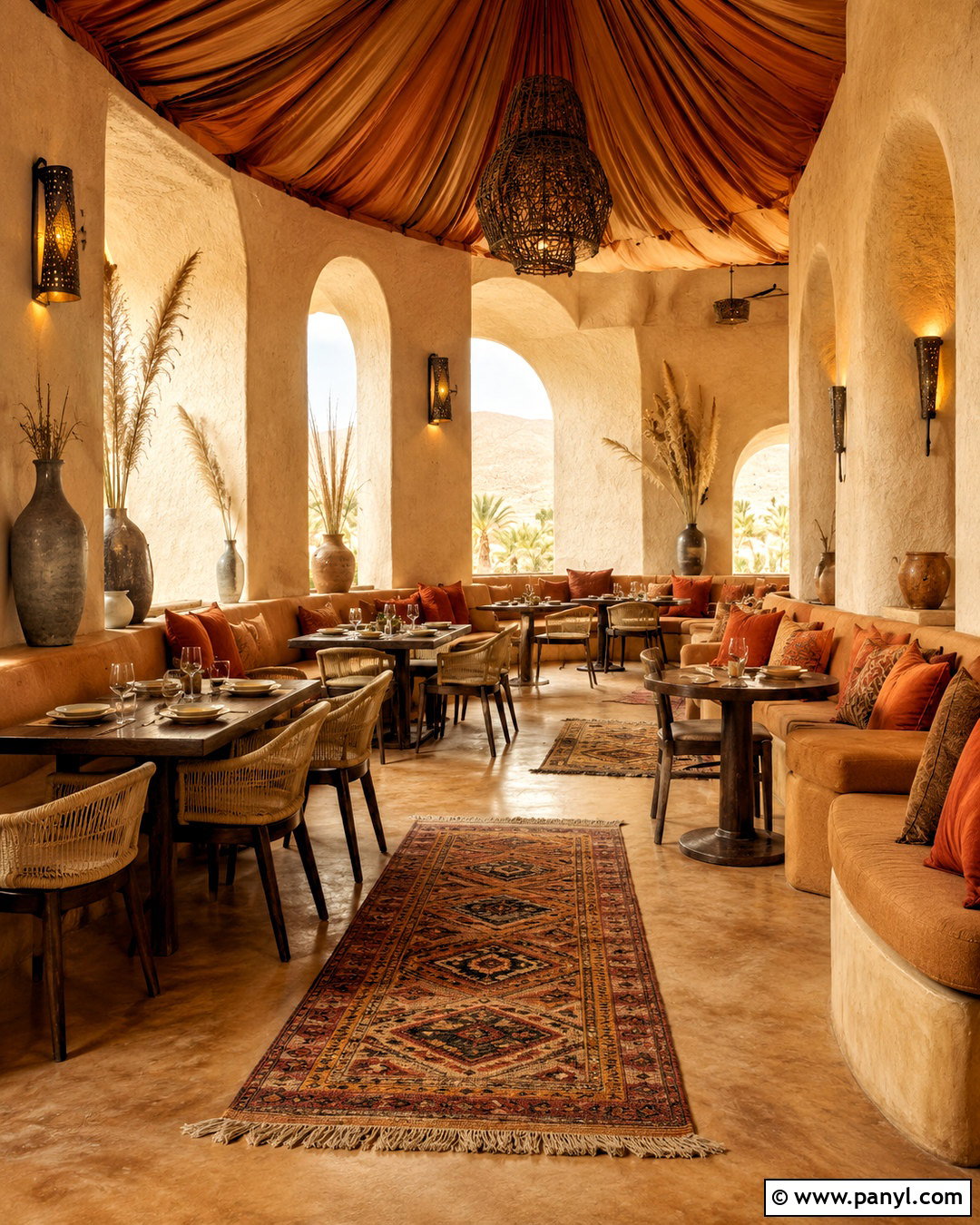 Moroccan Desert Restaurant - 20 moroccan restaurant interior ideas
