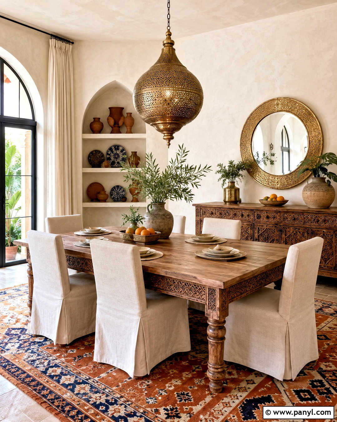 Moroccan Dining Room - 20 morroco interior design ideas
