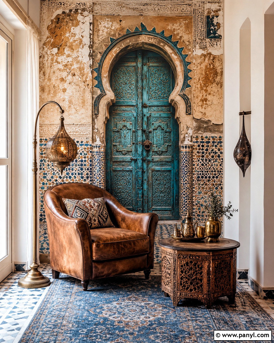 Moroccan Door Mural Wallpaper - 20 moroccan aesthetic wallpaper ideas