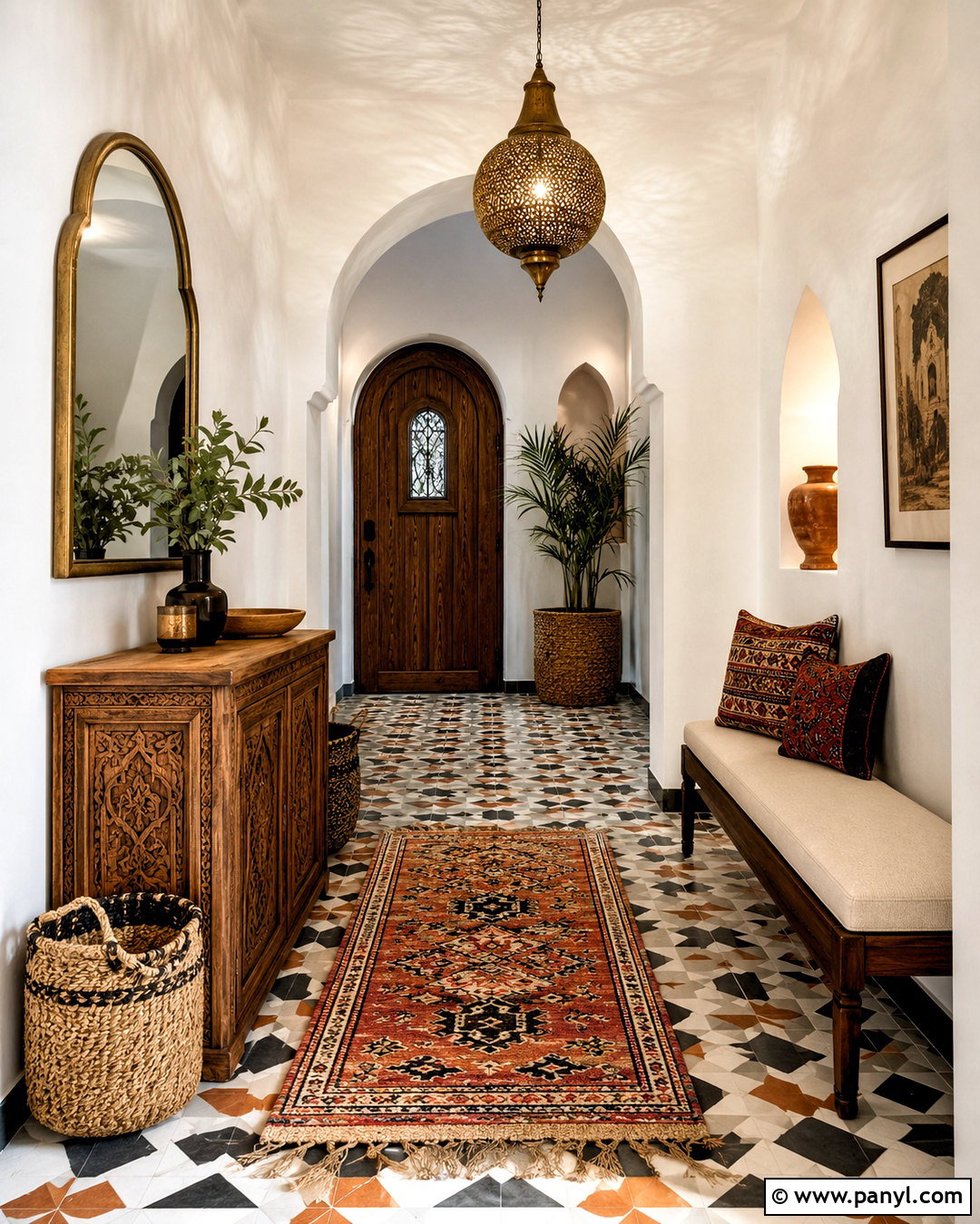 Moroccan Entryway - 20 morroco interior design ideas