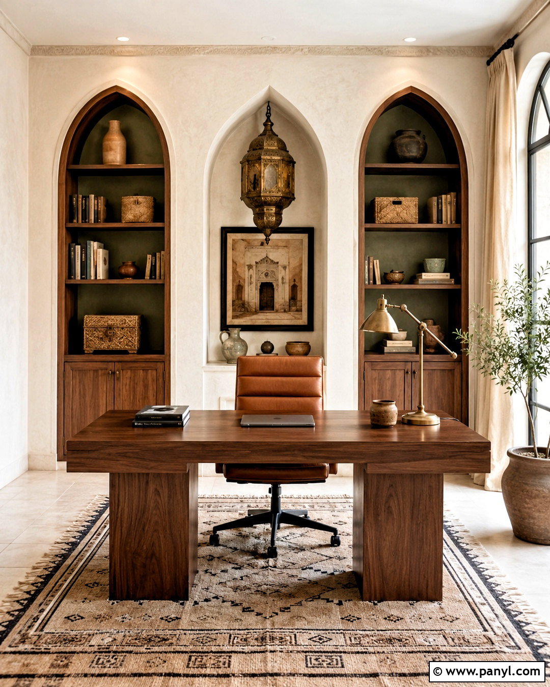 Moroccan Home Office - 20 morroco interior design ideas
