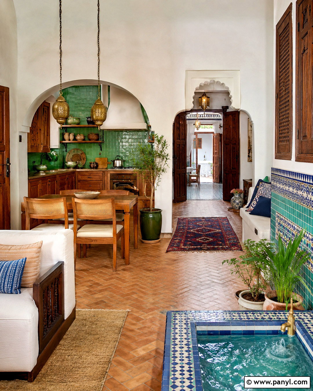 Moroccan House With Zellige Tile - 20 morocco house ideas