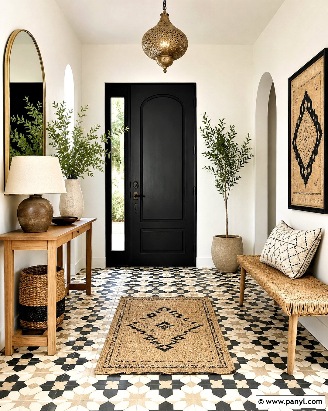 Moroccan Print Entryway - 20 moroccan print ideas